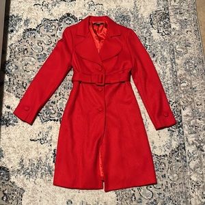 Red Dress Coat